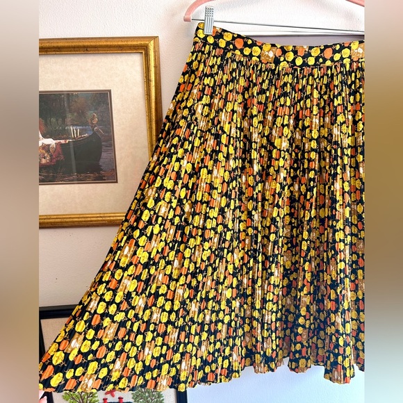 1960s Vintage Koret of California Press-Free Plissé Cotton Skirt – Wash ’n Wear - Picture 4 of 6